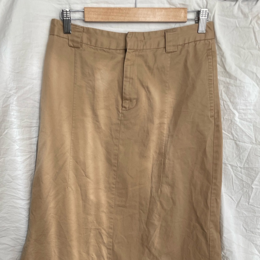 Tan maxi skirt